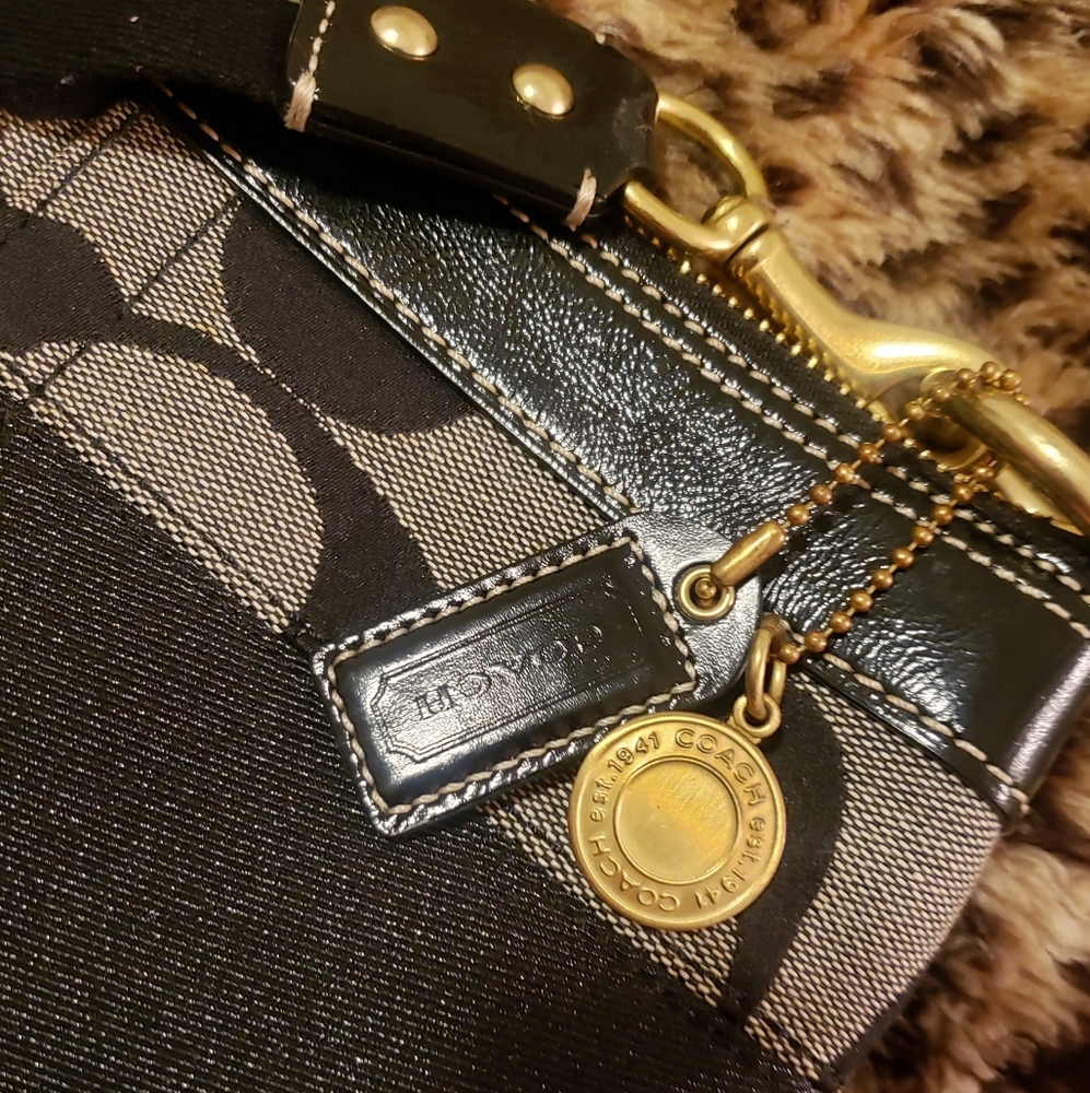 Coach Signature Saddle Bag